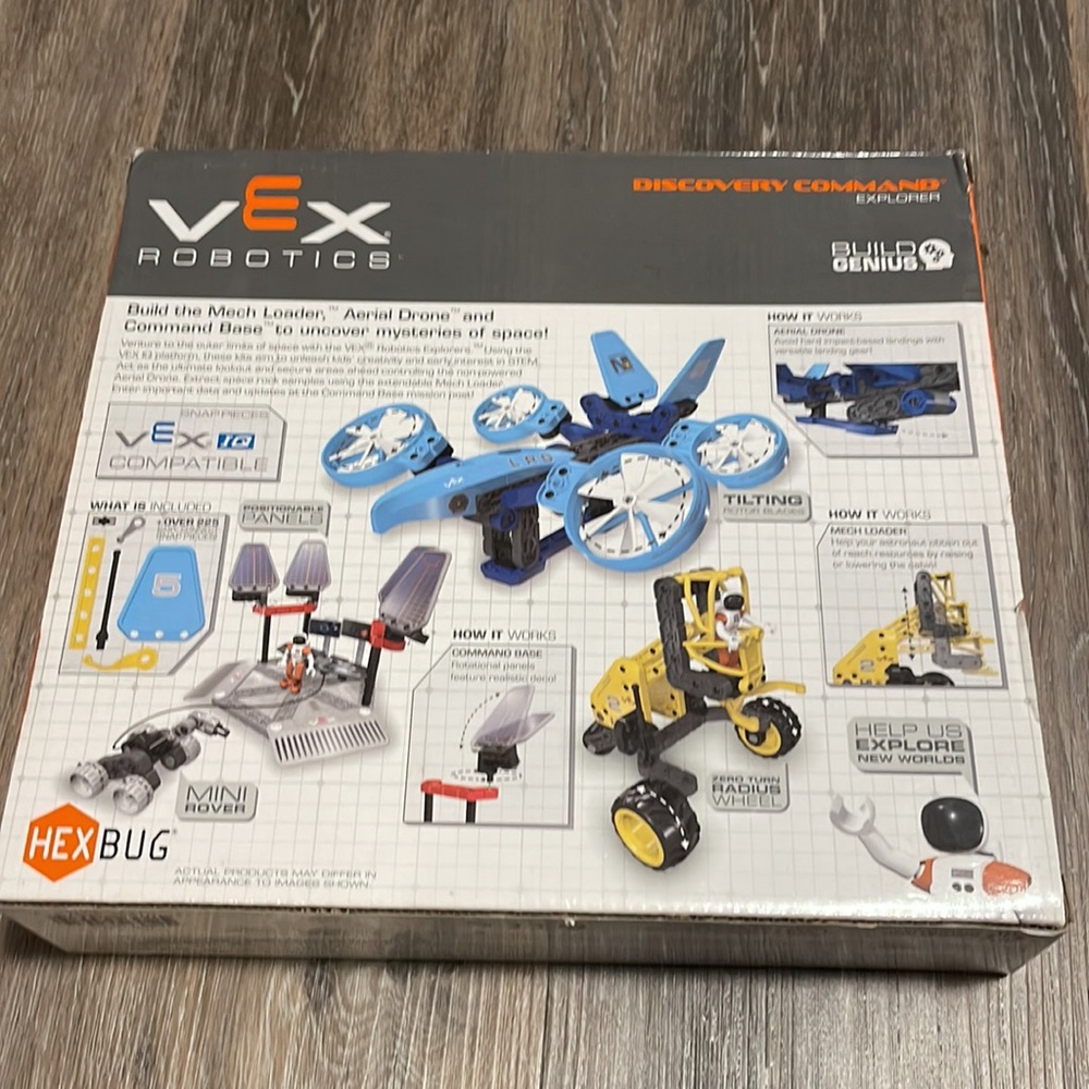 New unopened Hexbug Vex Robotics Discovery Command Explorer construction kit - Picture 2 of 2